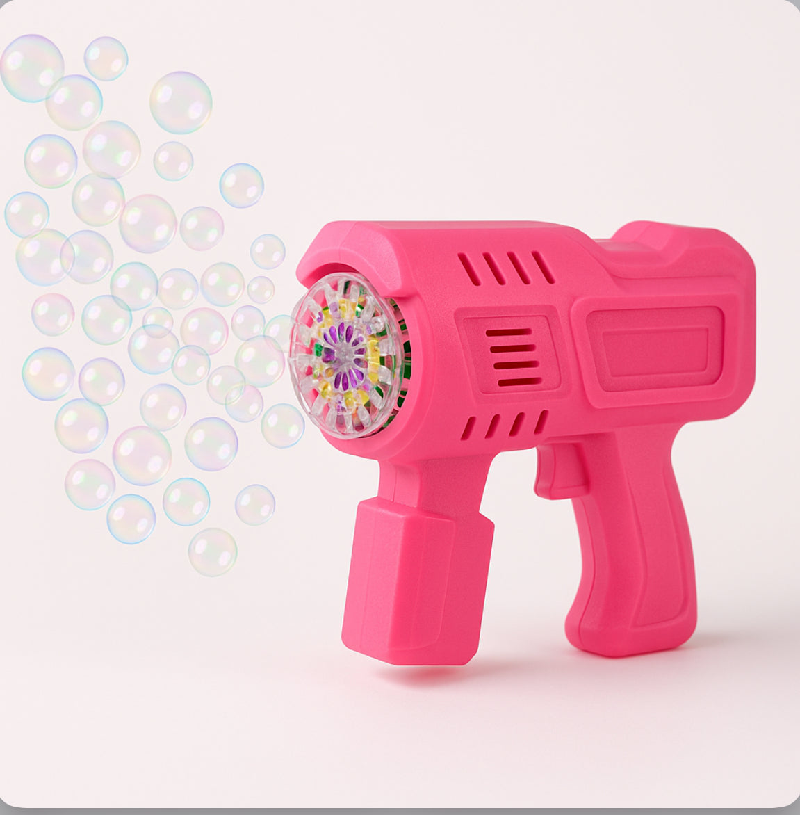 Electric Bubble Gun Toy for Kids – Bubble Machine with Music & LED Lights | Automatic Unlimited Bubble Blower for Outdoor Fun – Age 3+