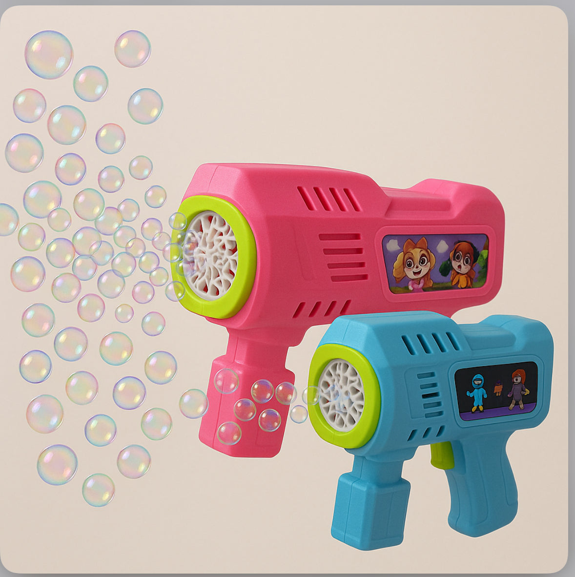 Electric Bubble Gun Toy for Kids – Bubble Machine with Music & LED Lights | Automatic Unlimited Bubble Blower for Outdoor Fun – Age 3+